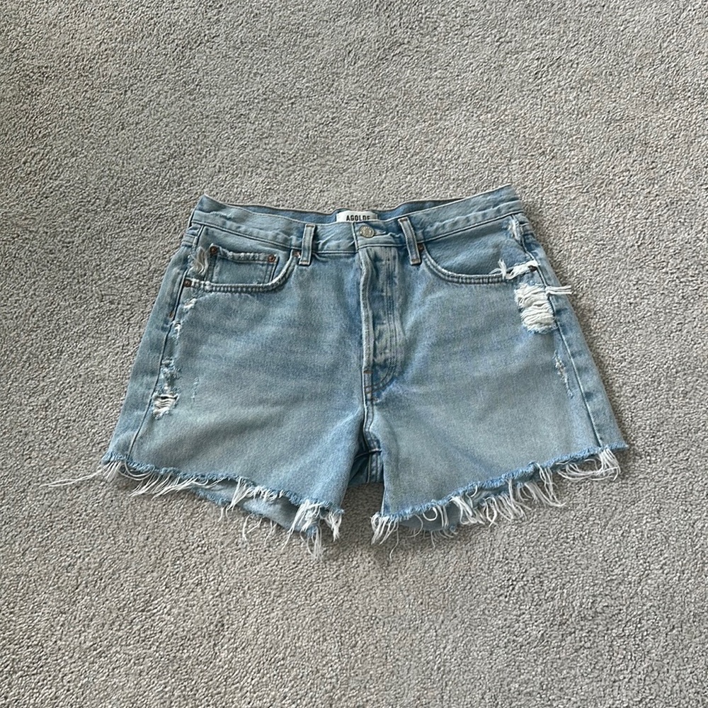 Agolde Parker Vintage long shorts in size 28.
